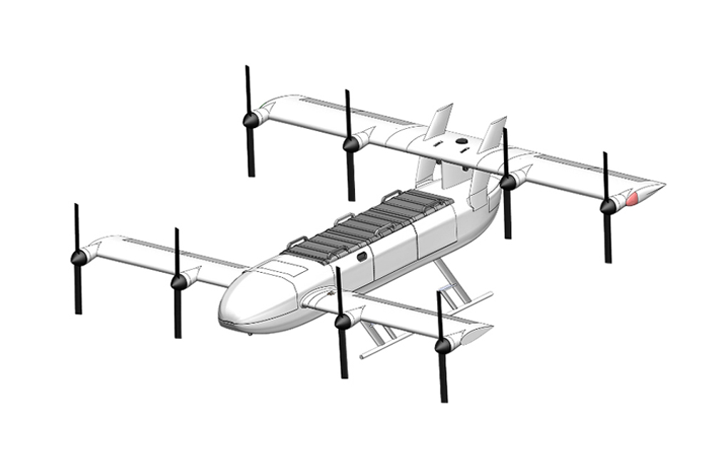 Auburn Univeristy Albatross autonomous emergency response passenger eVTOL (concept design) aircraft
Auburn Univeristy Albatross autonomous emergency response passenger eVTOL (concept design) aircraft